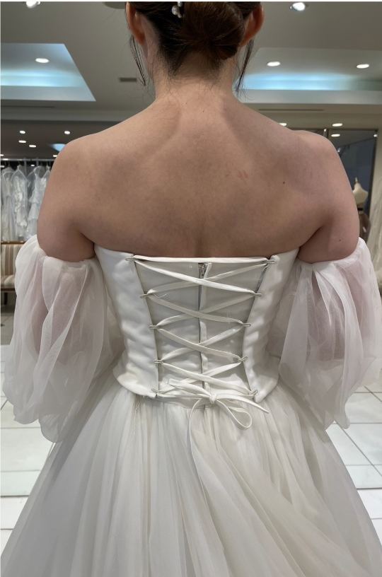 サポート前のドレス姿