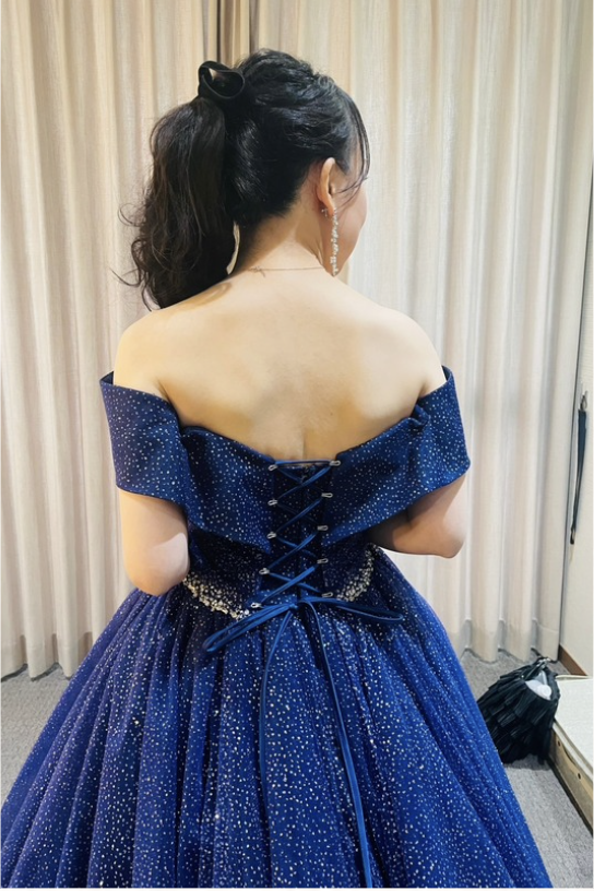 サポート後のドレス姿