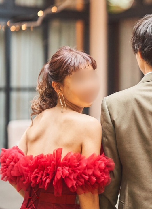 結婚式当日の花嫁さん 10